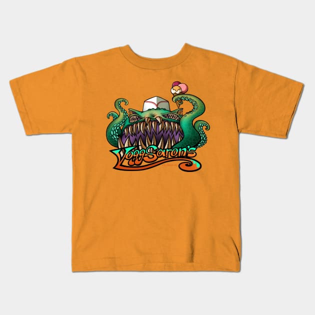 Yogg-Saron's Ice Cream Co. Kids T-Shirt by Kurtssingh